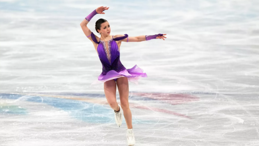 Валиева упала с четверного тулупа на Кубке Первого канала