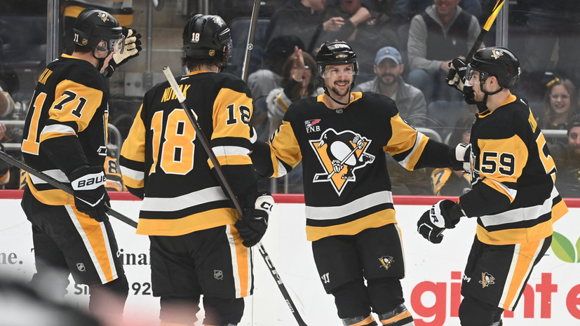 «Питтсбург» по буллитам победил «Виннипег», Чинахов забил с передачи Малкина