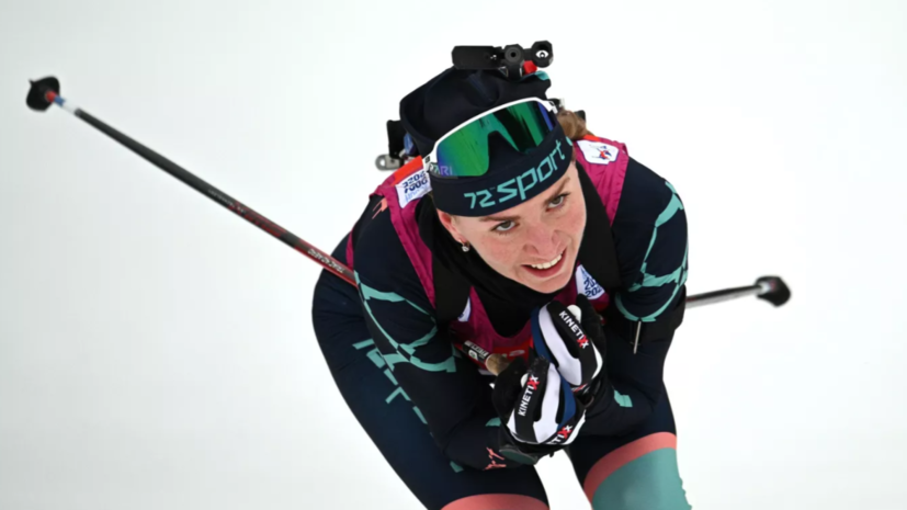 Биатлонистка Сливко рассказала, что выходит замуж за Бажина