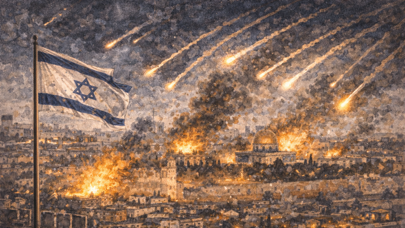 Иран в ходе 75-й волны атак нанёс удары по новым пунктам дислокации армии Израиля