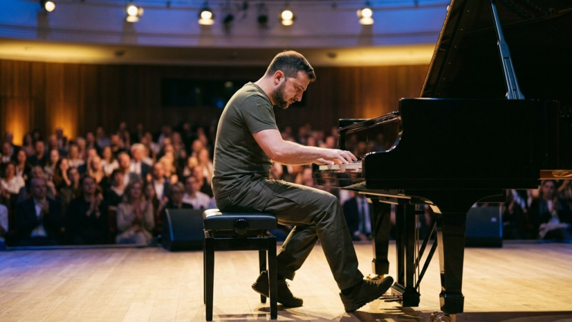 Глава МИД Венгрии спародировал номер Зеленского с роялем