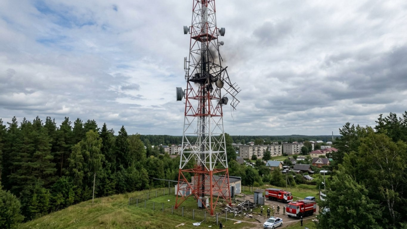 В результате атаки БПЛА в Псковской области повреждена телевышка
