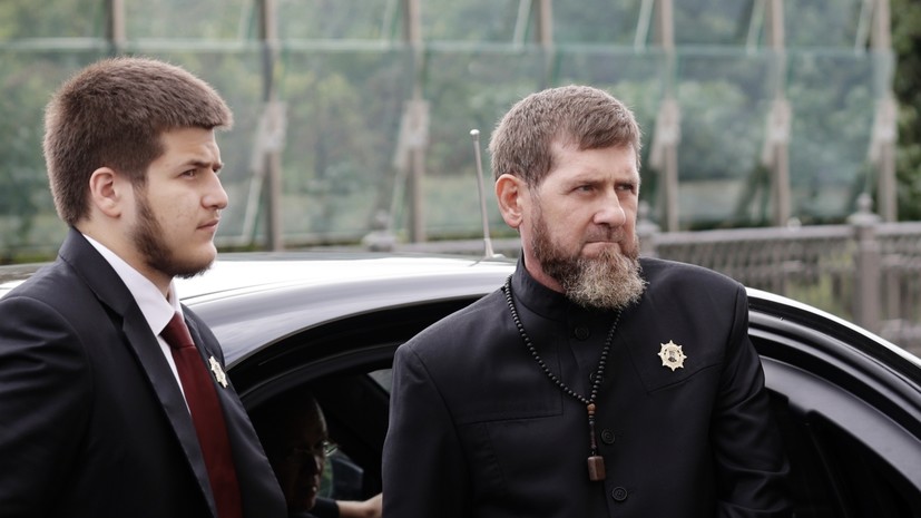 Кадыров опубликовал видео выступления его сына Адама на совещании с силовиками