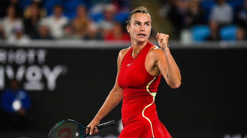 Соболенко вышла в полуфинал турнира WTA в Майами, где сыграет с Рыбакиной