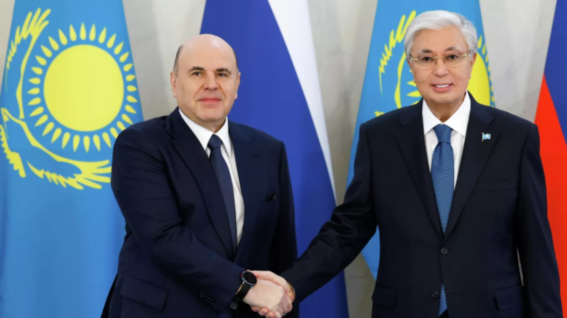 Мишустин провёл встречу с президентом Казахстана Токаевым