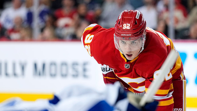 Шайба Гридина не помогла «Калгари» обыграть «Анахайм» в НХЛ