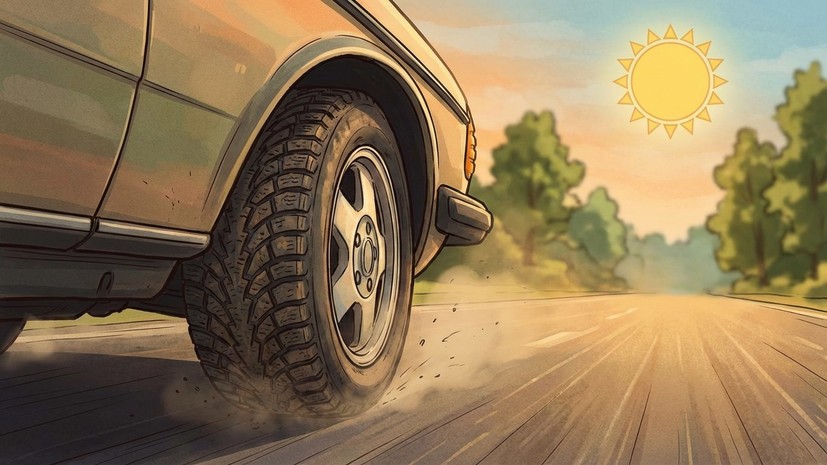 Автоэксперт предупредил о рисках езды на зимней резине в тёплую погоду