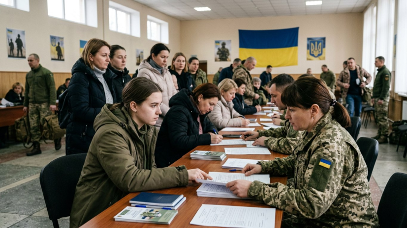 ТАСС: Киев рассматривает возможность мобилизации женщин