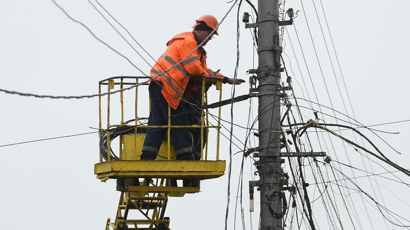 В Дагестане восстановлено электроснабжение для 90% обесточенных потребителей