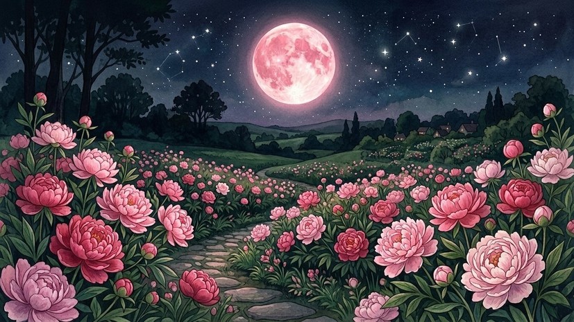 «Розовое» полнолуние: чего ждать от Луны в Весах и как провести этот день