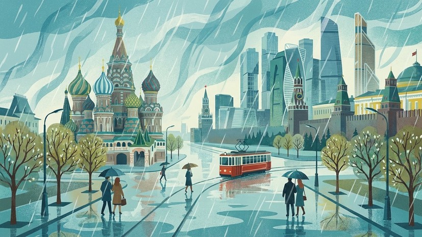 Синоптик Позднякова: дождь в Москве наиболее вероятен 3 апреля