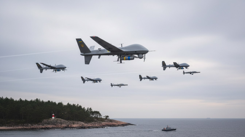 ERR: несколько украинских БПЛА залетело в воздушное пространство Эстонии