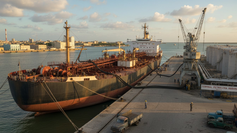В посольстве России рассказали о разгрузке танкера с нефтью в кубинском порту