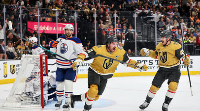 «Вегас»&nbsp; уступил «Эдмонтону» в матче НХЛ, на счету Барбашёва два очка