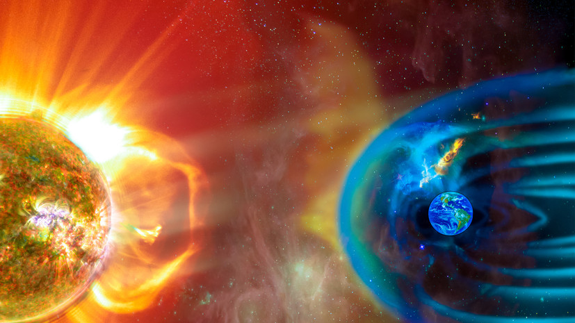 ИКИ РАН: на Земле началась магнитная буря среднего уровня
