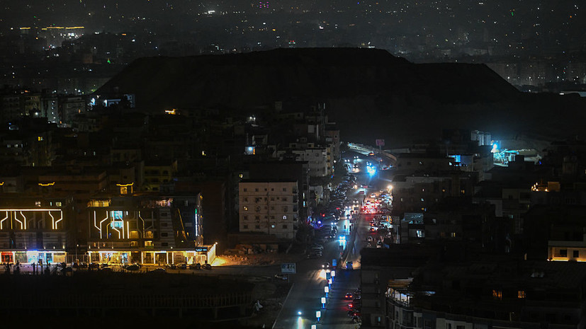 &laquo;Раптли&raquo; показало кадры тёмных улиц Каира на фоне энергетического кризиса