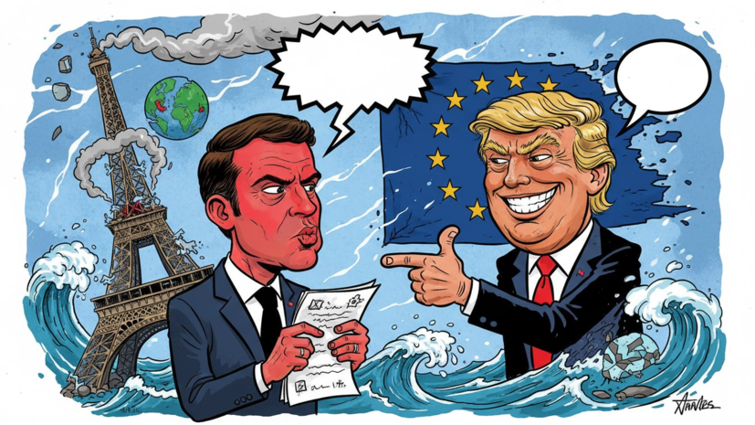 Макрон обиделся на слова Трампа о том, что его жена плохо с ним обращается