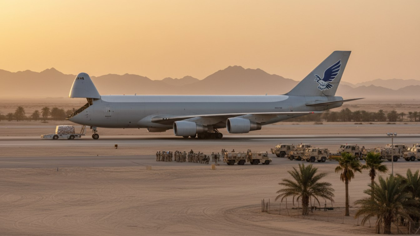 На Ближний Восток начали летать частные грузовые самолёты США