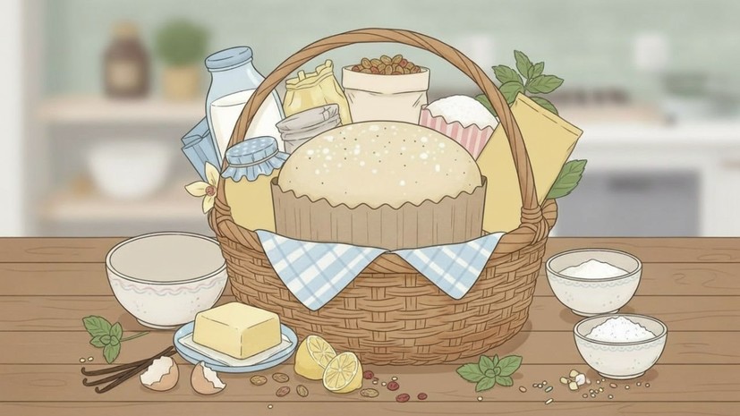 Аналитики раскрыли стоимость продуктовой корзины с ингредиентами для кулича