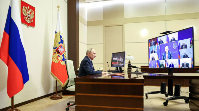 Путин обсудил с Совбезом противодействие финансированию терроризма