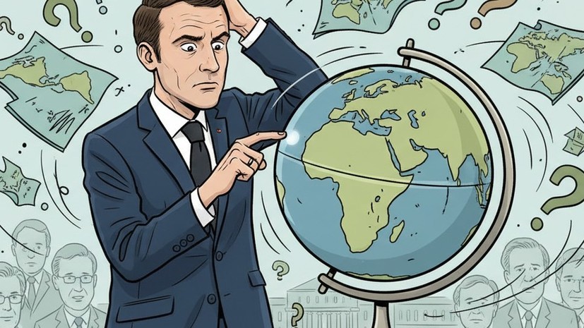 Захарова упрекнула Макрона в незнании географии