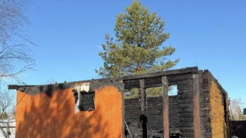 Ребёнок и мужчина погибли при пожаре в доме в Подмосковье