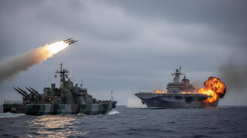 В КСИР заявили об атаке на американский десантный корабль LHA-7