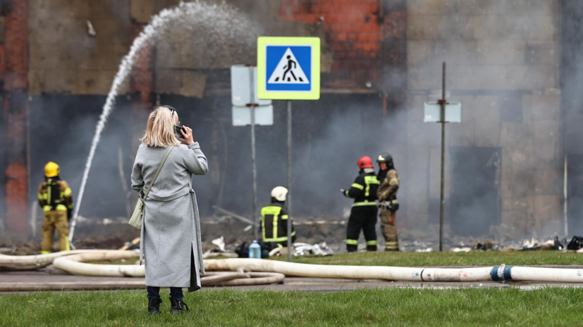МЧС: пожар в торговом центре «Гиант» в Калининграде полностью потушен
