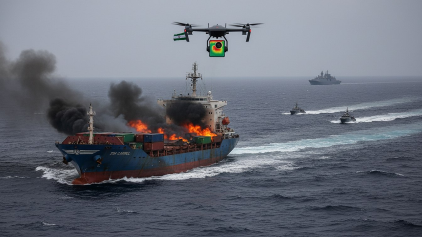 КСИР подтвердил удар по израильскому контейнеровозу