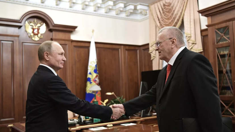 Песков: Путин и Жириновский находились в содержательном диалоге