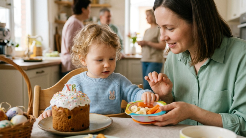 Педиатр Налегач: кулич не стоит давать детям до двух-трёх лет