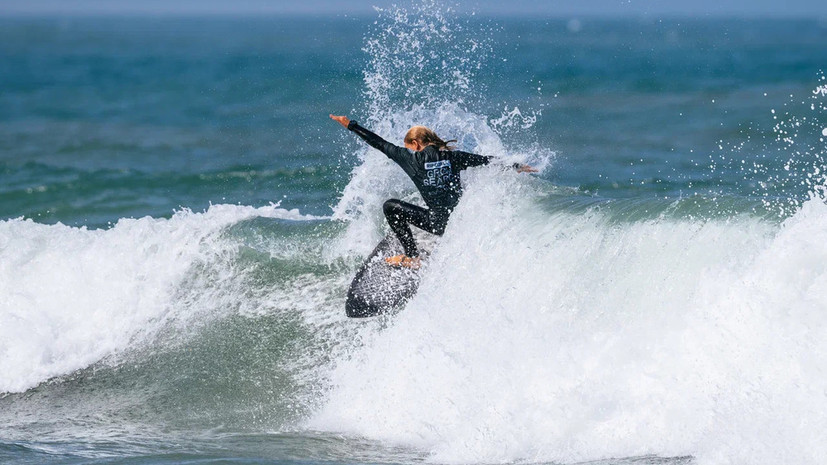 12-летняя россиянка Беляева заняла пятое место на этапе World Surf League в ЮАР