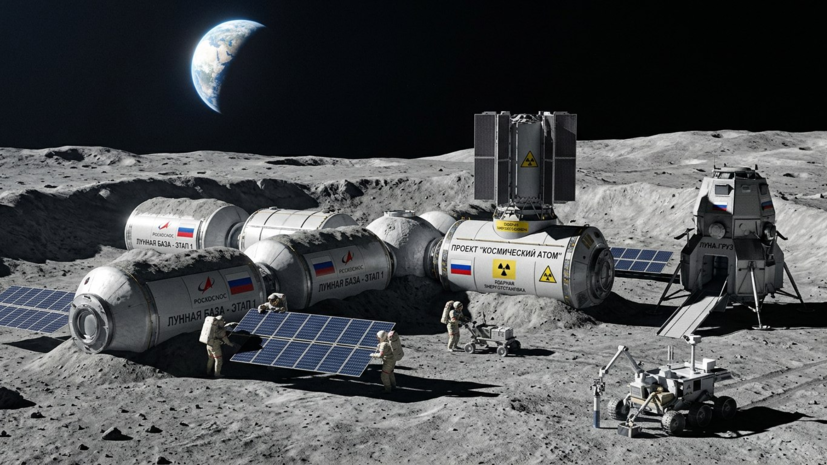 В «Роскосмосе» рассказали про перспективы строительства базы на Луне