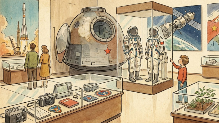 Во Вьетнаме открыли выставку о советско-вьетнамской космической миссии