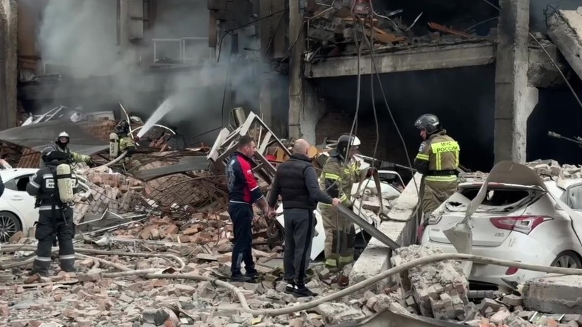 Во Владикавказе приостановили разбор завалов из-за угрозы обрушения здания