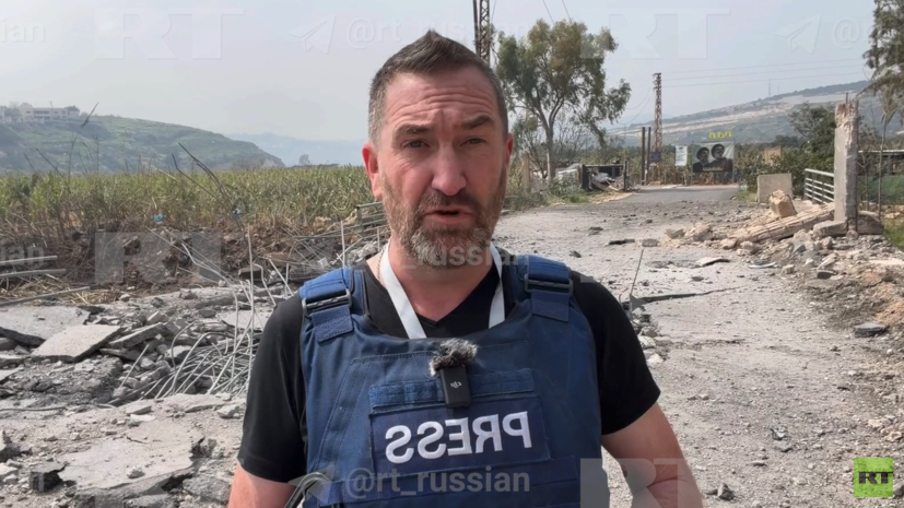 Глава бюро RT в Ливане Суини в интервью Карлсону рассказал об ударе Израиля во время съёмок