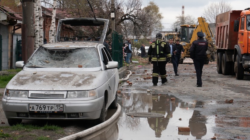 Во Владикавказе после взрыва на складе пиротехники повреждены 25 частных домов