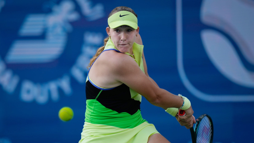 Андреева призналась, что не нервничает перед финалом турнира WTA в Линце