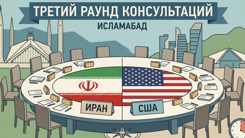 Tasnim: Иран и США начали третий раунд переговоров с участием Пакистана