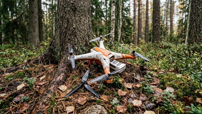 В Финляндии в лесу нашли упавший дрон