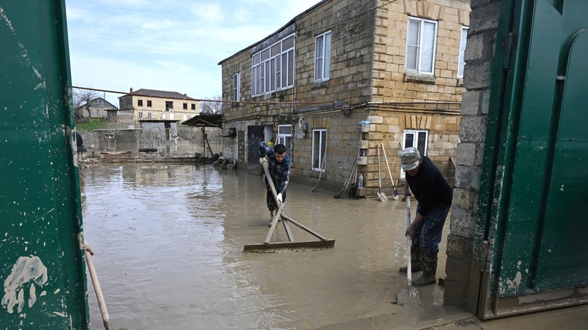 МЧС: число подтопленных домов в Дагестане снизилось до 516