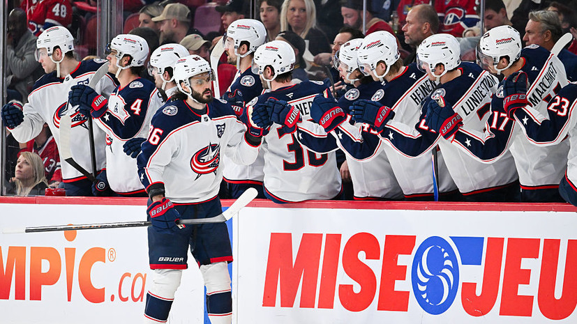 Гол Марченко и передача Проворова помогли «Коламбусу» победить «Монреаль»