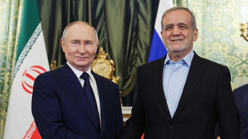 Пезешкиан в разговоре с Путиным оценил переговоры Ирана и США