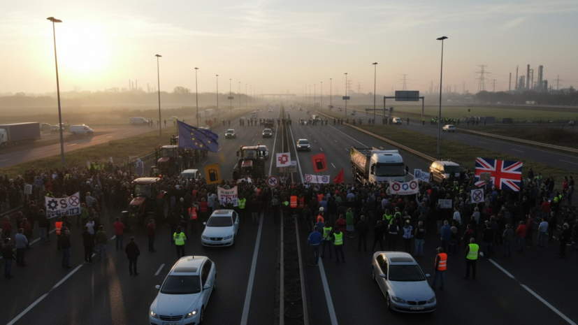 Дмитриев заявил о начале топливных протестов в ЕС и Великобритании