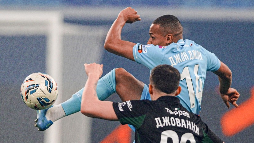 «Зенит» и «Краснодар» сыграли вничью в матче 24-го тура РПЛ