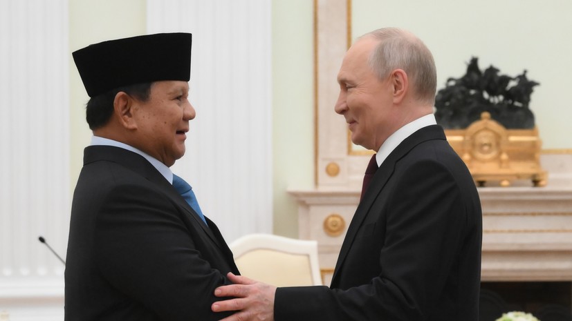 В Кремле завершились переговоры Путина с президентом Индонезии