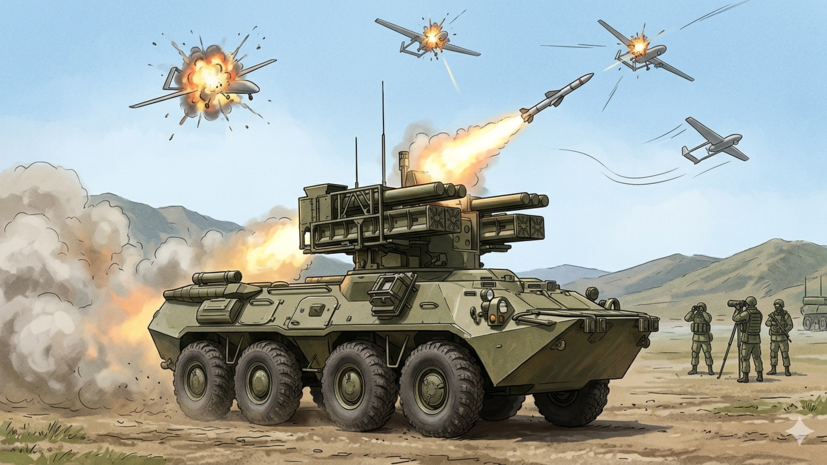 «Калашников» начал испытания новейшего ЗРК «Крона» для защиты от дронов