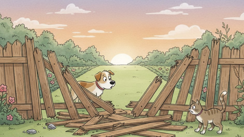 Депутат: при падении на участок забора соседа надо зафиксировать произошедшее