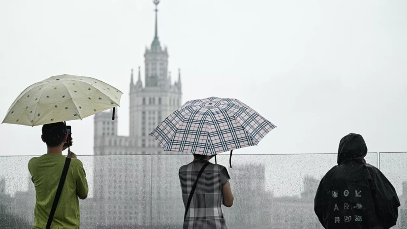 В Москве прогнозируют ливни, ветер до 15 м/с и резкое потепление до +15 °C