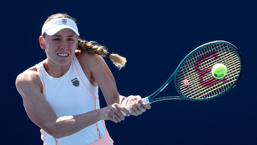 Александрова победила Кнутсон в первом круге турнира WTA 500 в Штутгарте